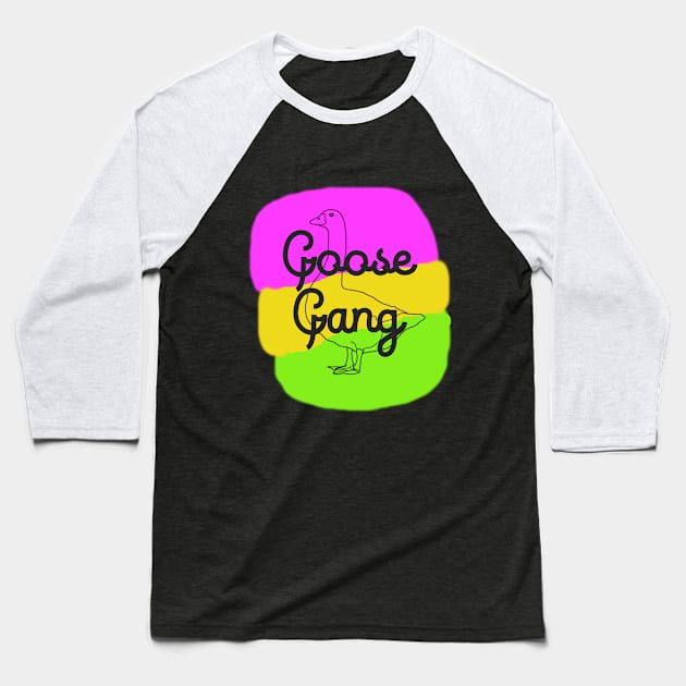 goose gang Baseball T-Shirt by DmitrySha